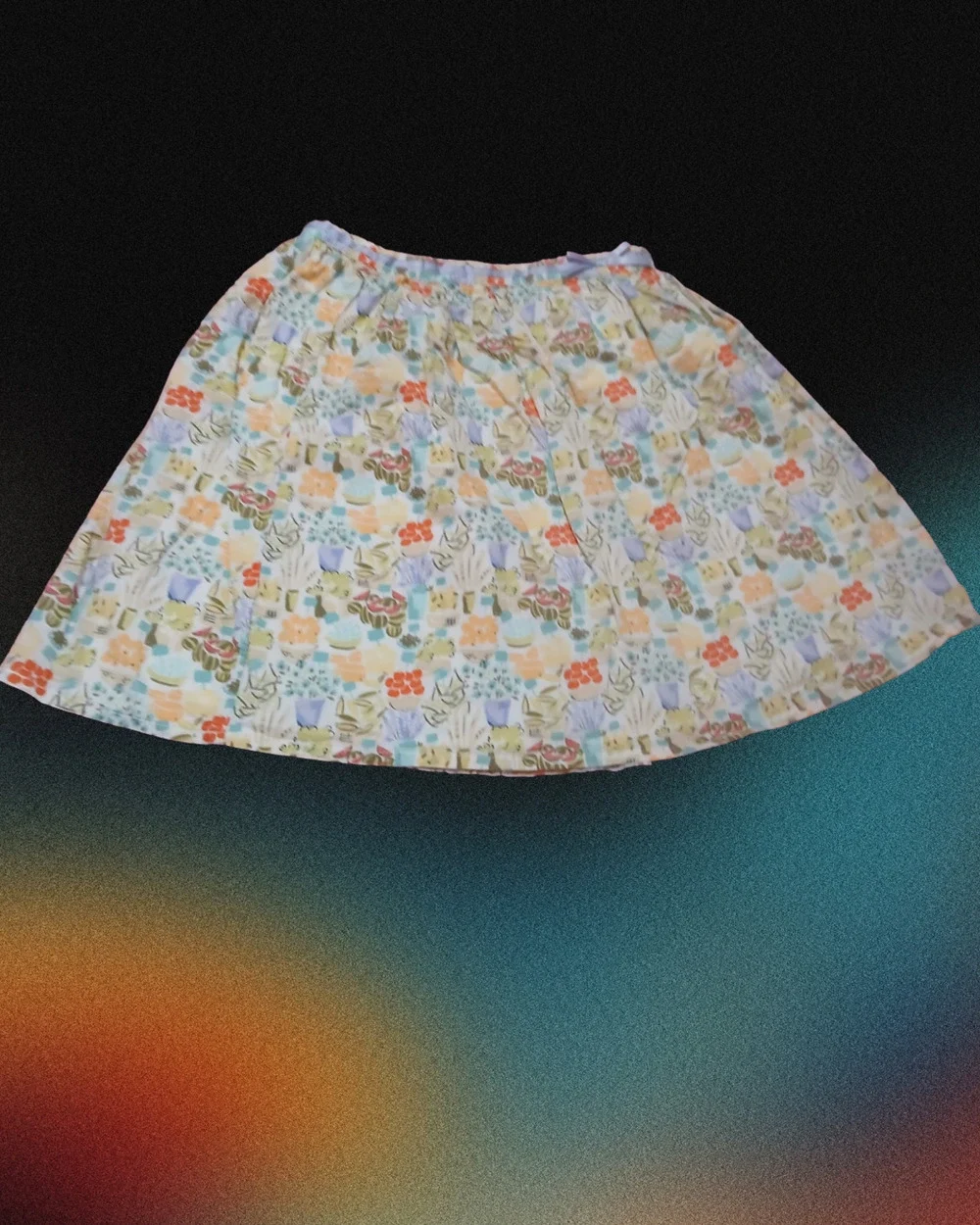 Gymboree Girls Floral A Line Skirt with lining Size 8